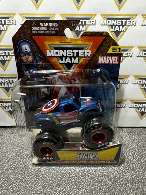 Monster Jam Marvel Captain America 1:64 Diecast