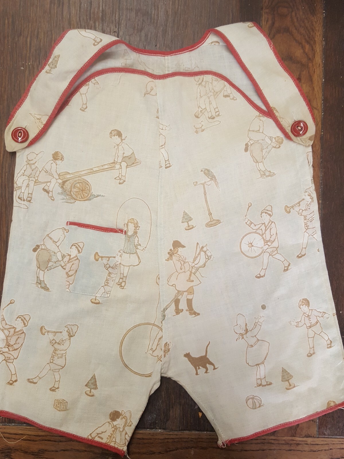 Vintage childrens clothing rompers set of 2