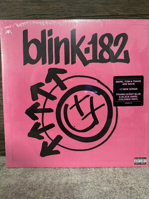 Blink 182-One More Time-Exclusive Vinyl LP Translucent Blue/Black Swirl IN HAND