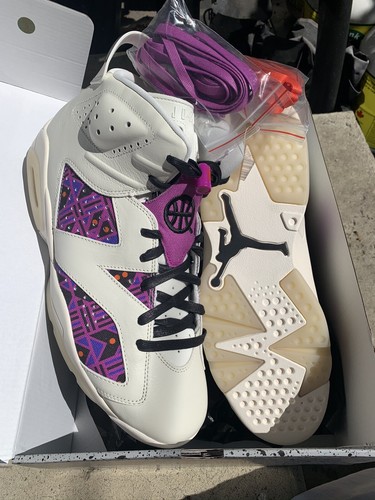 NIKE Air Jordan 6 Retro 'Quai 54 - Purple' Sz 13 (CZ4152 101