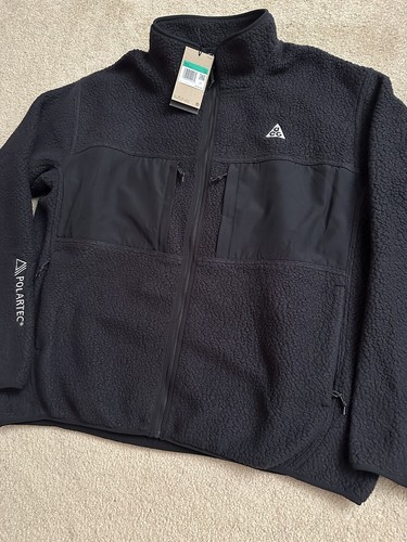 🏕️ XL Nike 🎣 ACG Arctic Wolf SHERPA FLEECE Jacket 🎾 Full Zip Top FN0372-010