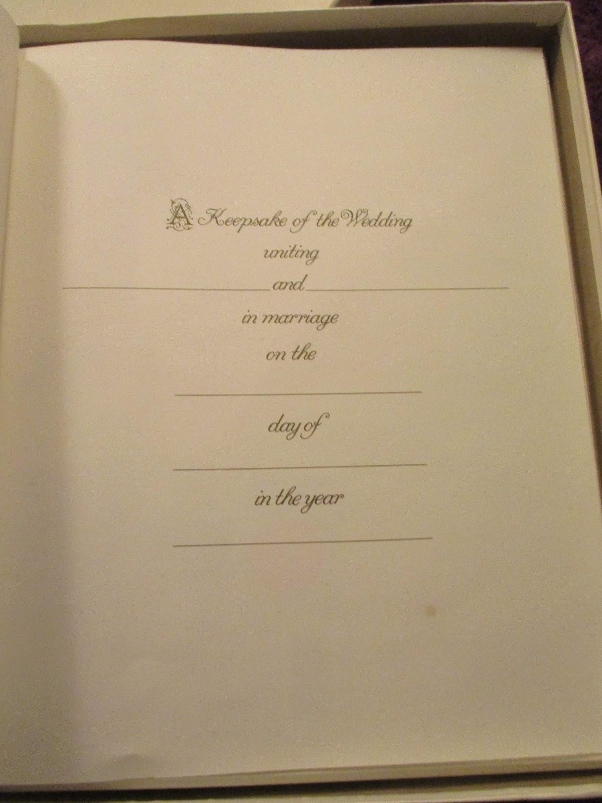 BNIB Beautiful Hallmark Photo Album Wedding or Anniversary