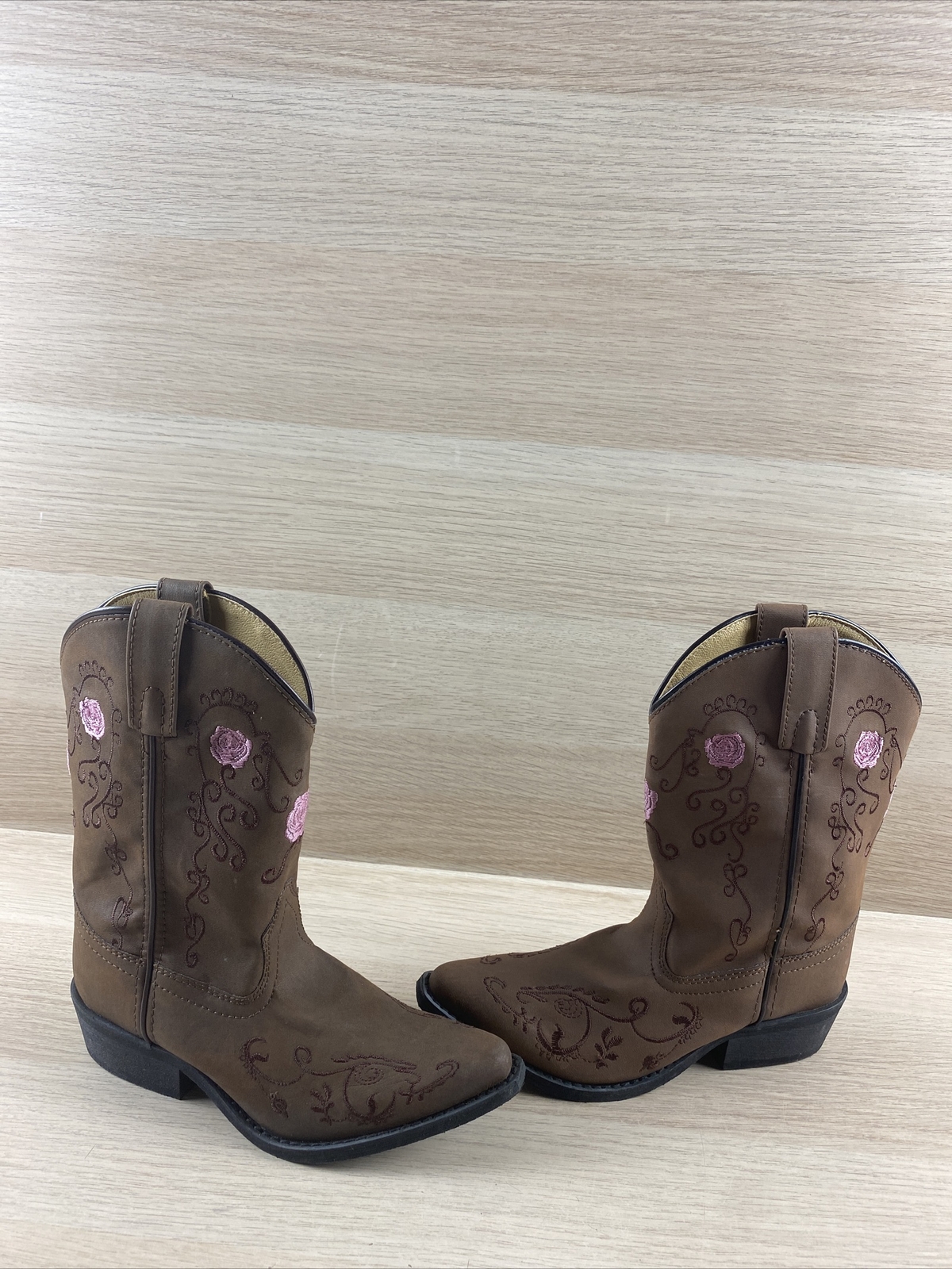 Shyanne Floral Embroidered Brown 