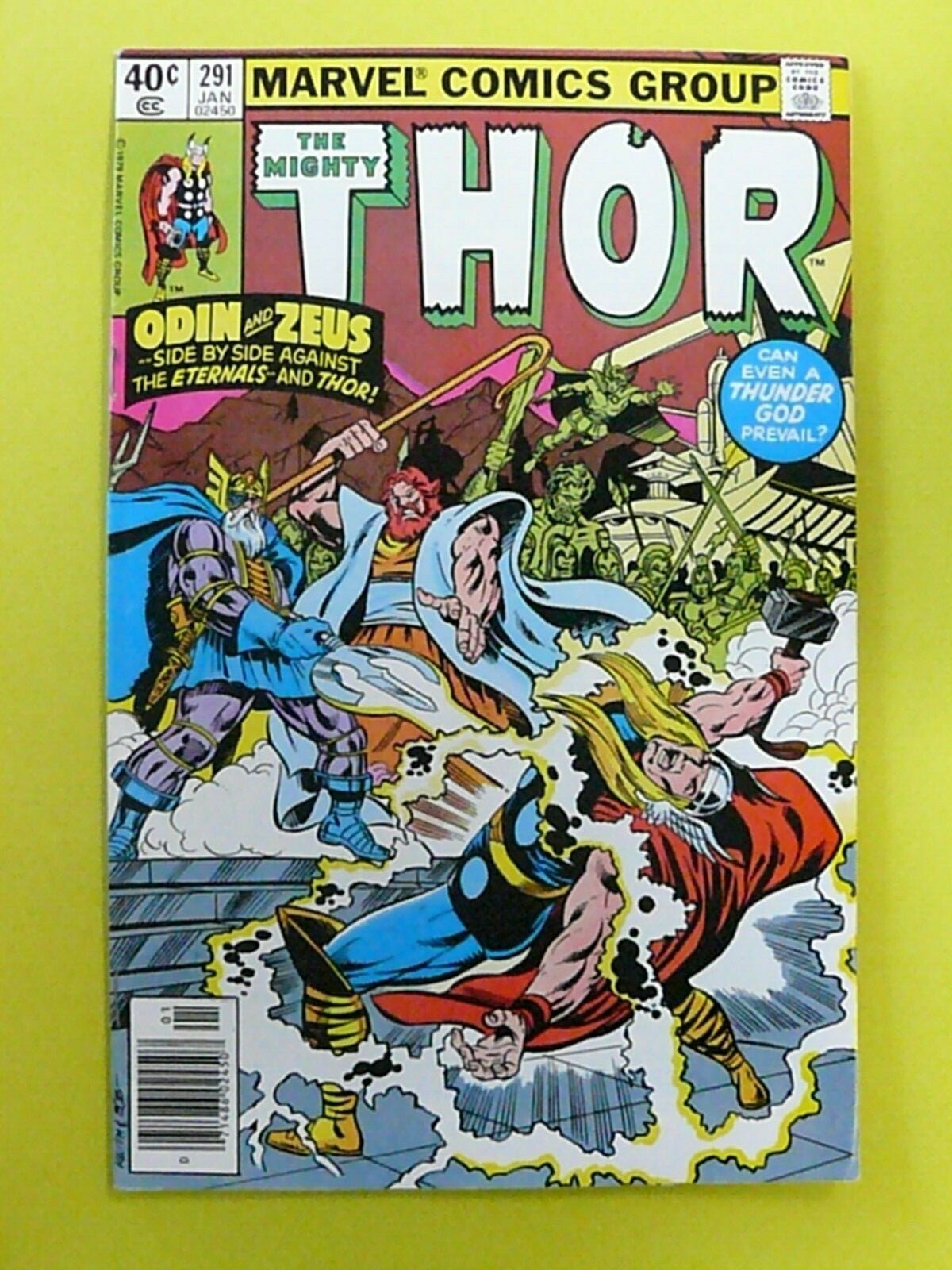 Thor #291 - Eternals Saga part 10 - Odin & Zeus vs Eternals