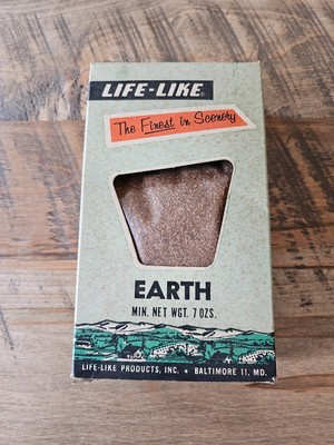 Vintage Life-Like Earth for Train Layouts Landscaping Material S109S
