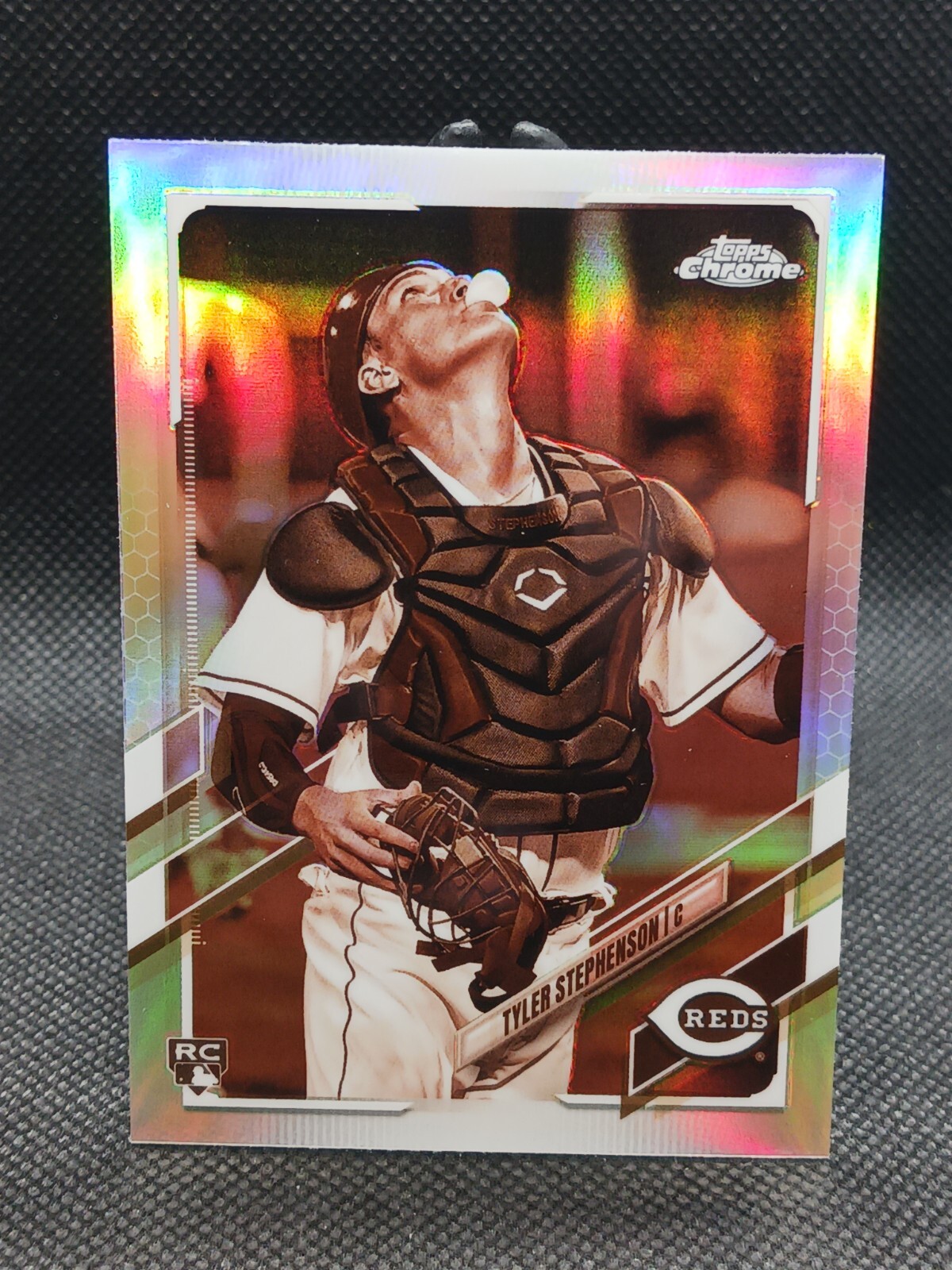 タイラーページ 2022 Topps Chrome Sepia Refractor - Tyler Stephenson #111