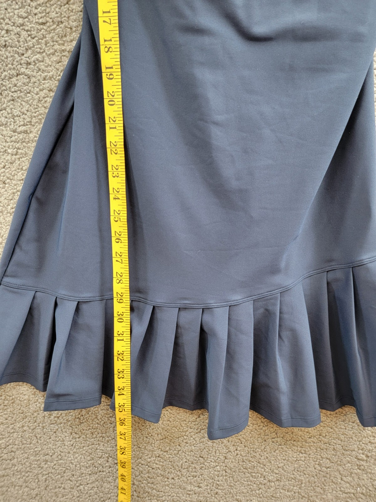 AQUA Athletic Pleat Hem Active Dress Women's M Myth Scoop Neck Crisscross Strap - Picture 7 of 13