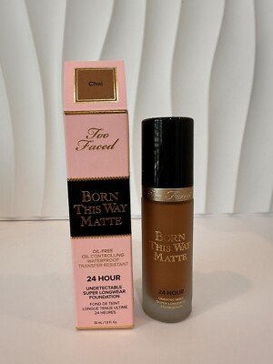 Too Faced Born This Way Matte Oil Free Foundation #Chai -1oz (NIB)