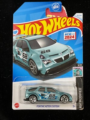 2024 Hot Wheels Pontiac Aztek Custom Blue HW Modified, Ugliest Pontiac Ever