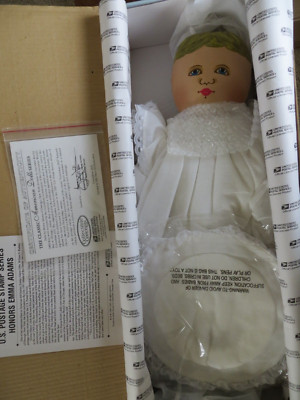 Vintage Emma E. Adams Antique Style Columbian Cloth Doll 26  1998