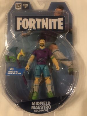 Fortnite Action Figure MIDFIELD MAESTRO (4  Solo Mode) Jazwares, EPIC GAMES NIB