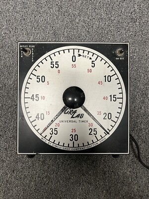 Vintage Gra-Lab Universal Timer Model 165Dimco Gray Company Dayton, Ohio Works!