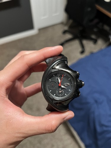 [早い者勝ち]OAKLEY DETONATOR クロノグラフ Rare Oakley Detonator Carbon face blue dial from Japan | eBay