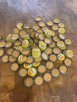 Lot of 100+ VTG Quiky Grapefruit & Lemon Soda Cork Lined Bottle Cap New