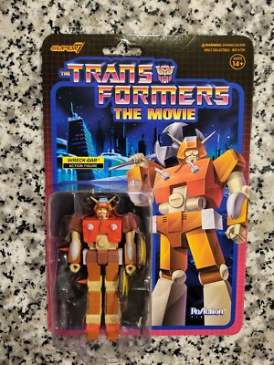 Wreck-Gar The Movie 2022 3.75'' TRANSFORMERS ReAction Super 7 NEW Sealed #2