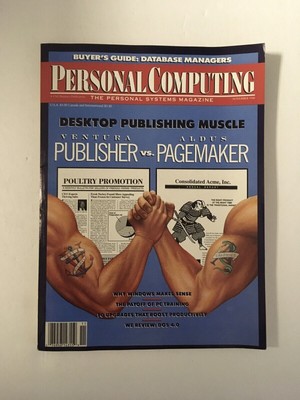 Personal Computing NOV 1988 back issue COMPUTER magazine Why Windows Makes Sense