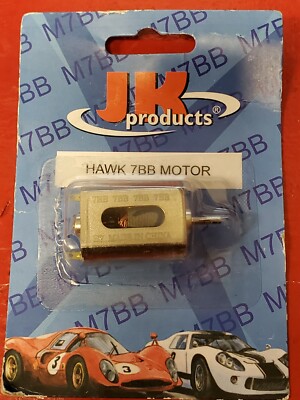 JK M7BB Hawk 7 Dual Ball Bearing Slot Car Motor 1/24 slot car from Mid America