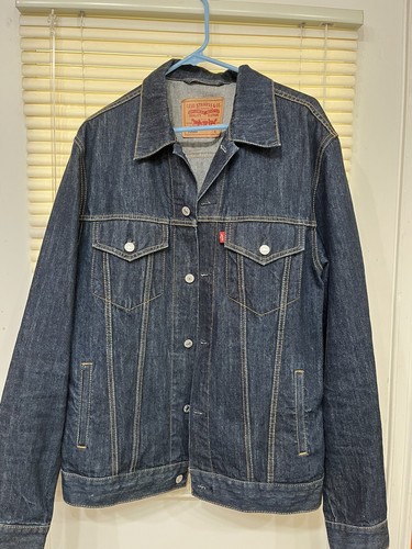 ジャケット・アウター 70's Levis 70505 Care Tag Good Condition Vintage Mid 70s Levis 70505 0217 3nd Stamp 52 Type Denim
