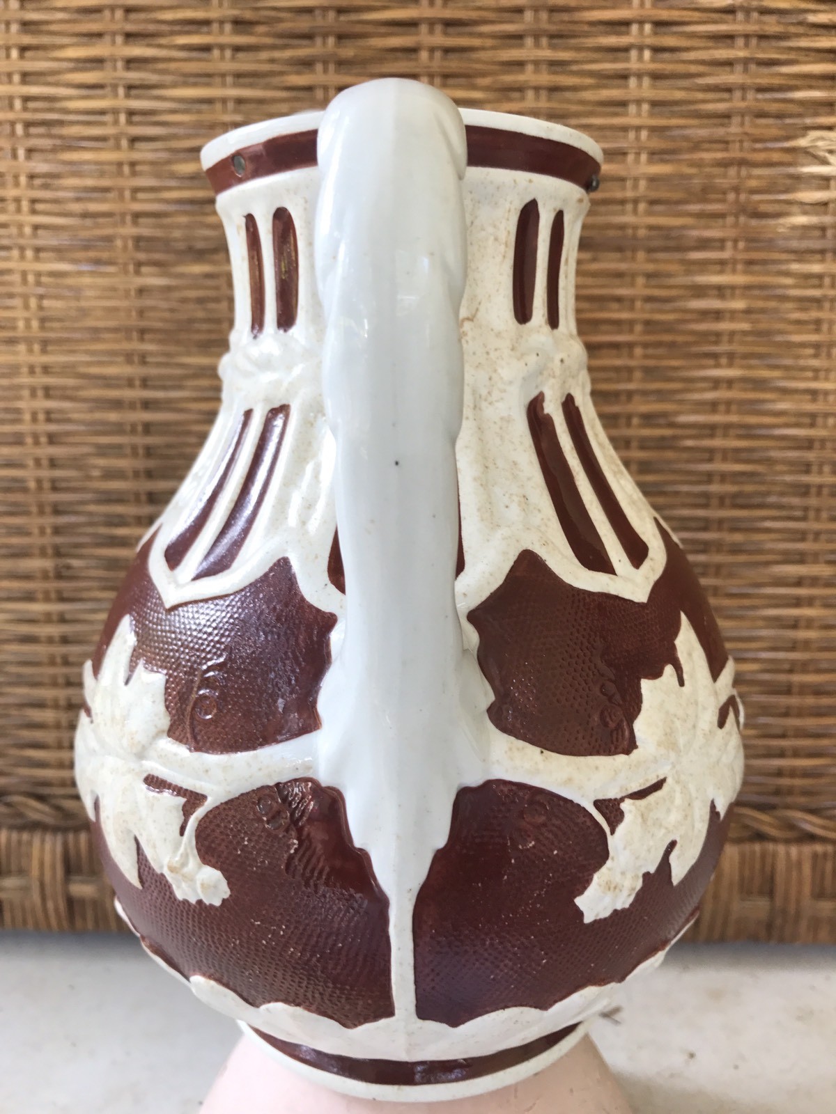Antique English Ceramic Vase