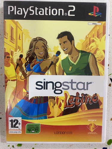 Singstar Latino PS2 Carlos Baute Alejandro Sanz Ana Torroja 