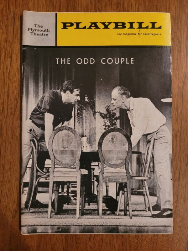 Broadway Playbill - The Odd Couple - Walter Matthau & Art Carney - May 1965