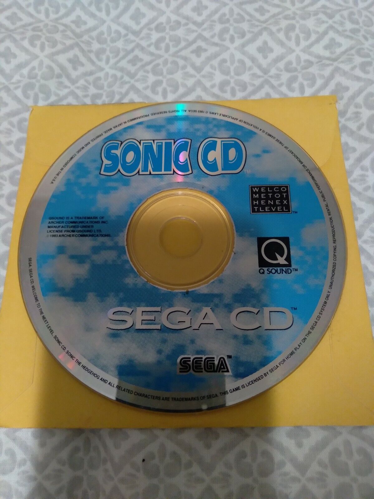 SEGA！NEOSONICARTS／ CD Sonic CD - SEGA CD | eBay