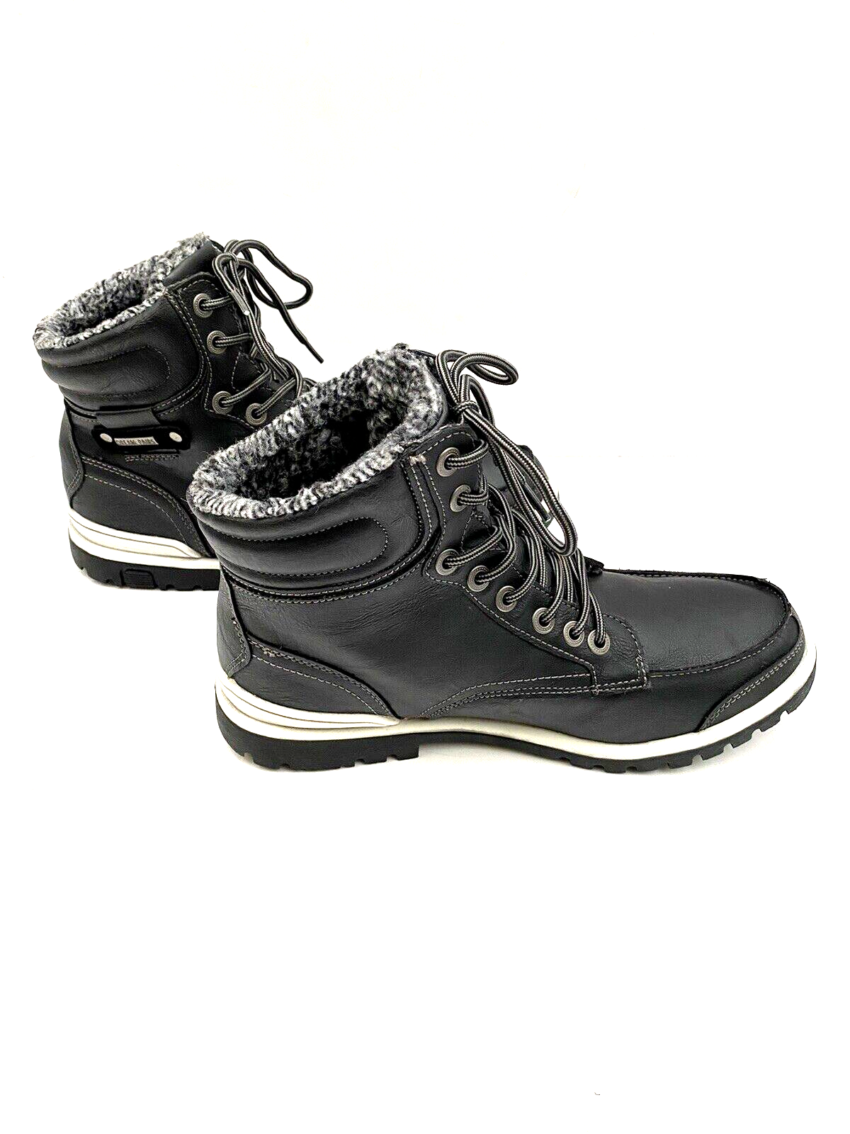Dream Pairs Mens 8.5 Winter Ankle Snow boots, Warm Faux Fur Lined Hiking Boots