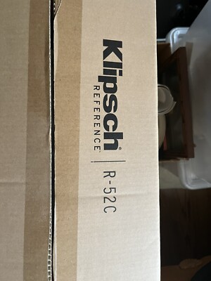 Klipsch Reference R-52C Center Channel Home Speaker, Black #1065836