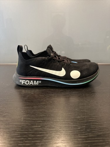 Nike Off-White x Zoom Fly Mercurial Flyknit Black Size 9.5M