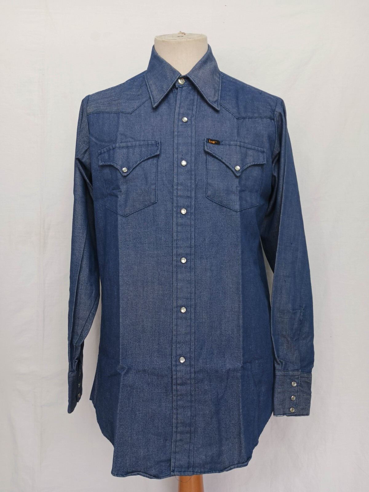Mint Vintage 70s LEE Denim Jean Pearl Snap Men's Western