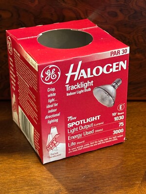 GE - Indoor Tracklight/Floodlight - 75 Watt - Par30 - 10° Beam - #14802