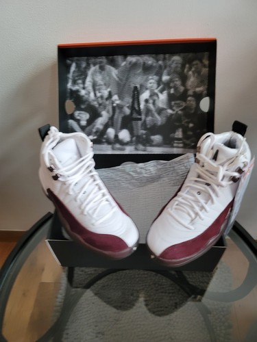 Size 6.5 Women- Jordan 12 Retro SP x A Ma Maniere Mid White