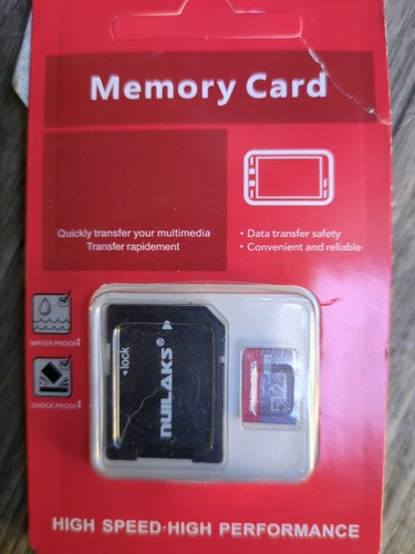 512GB High Speed Micro SD Card - Class 10 - Smartphone, Came