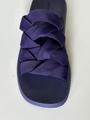 Pre-owned Bottega Veneta $790  Intrecciato Starfish Purple Sandals 12 Us (45) 651402 It