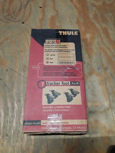 New Old Stock Thule #418 Tracker Foot Car Rack System