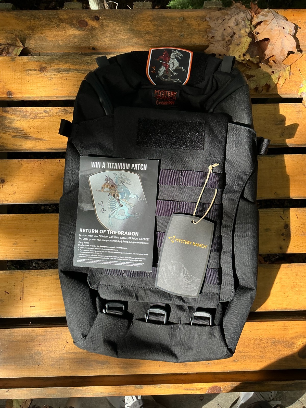 Mystery Ranch x Carryology The Dragon 2.0 black | eBay