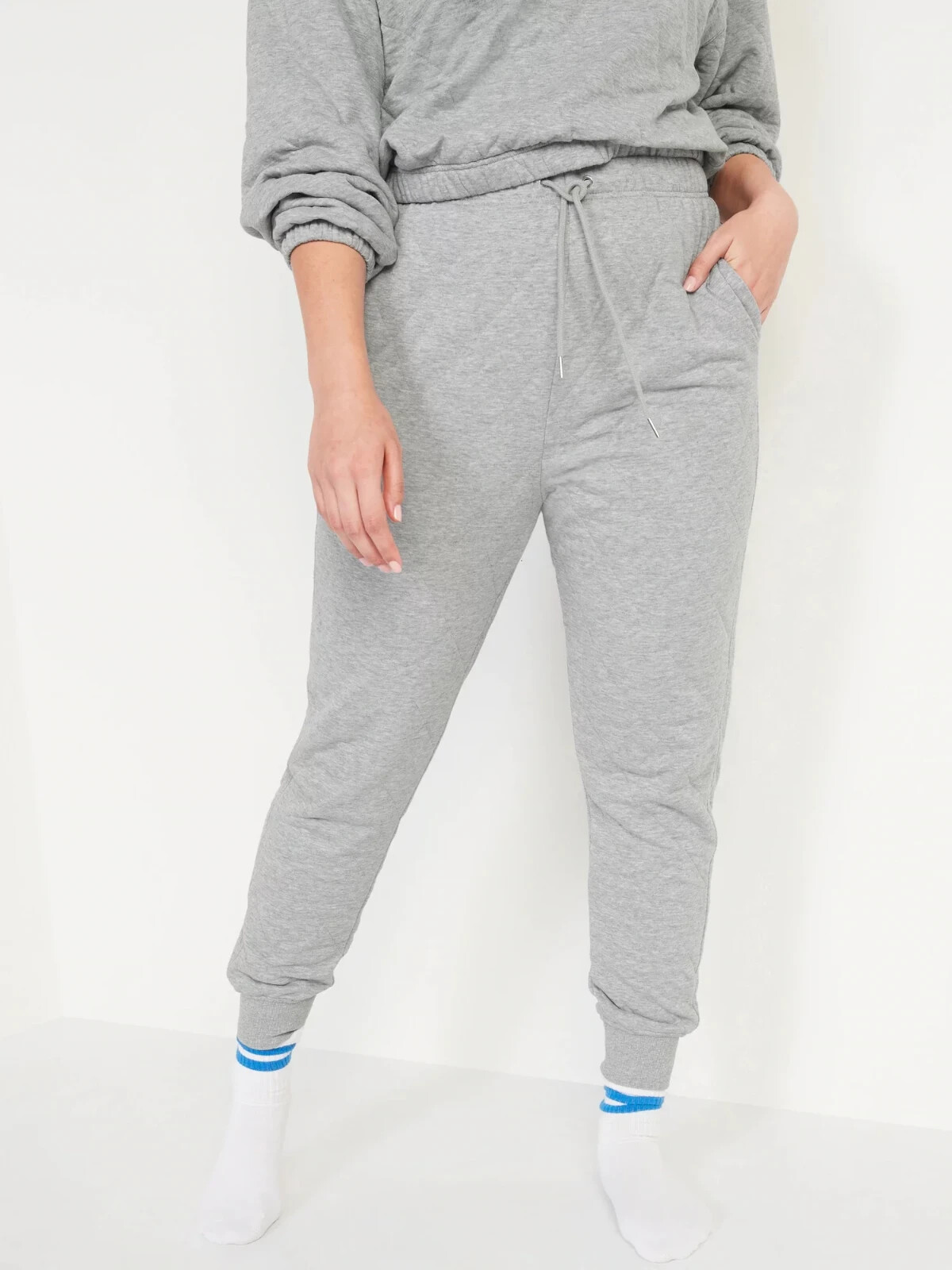 Стеганые спортивные брюки Old Navy Grey, размер 3X