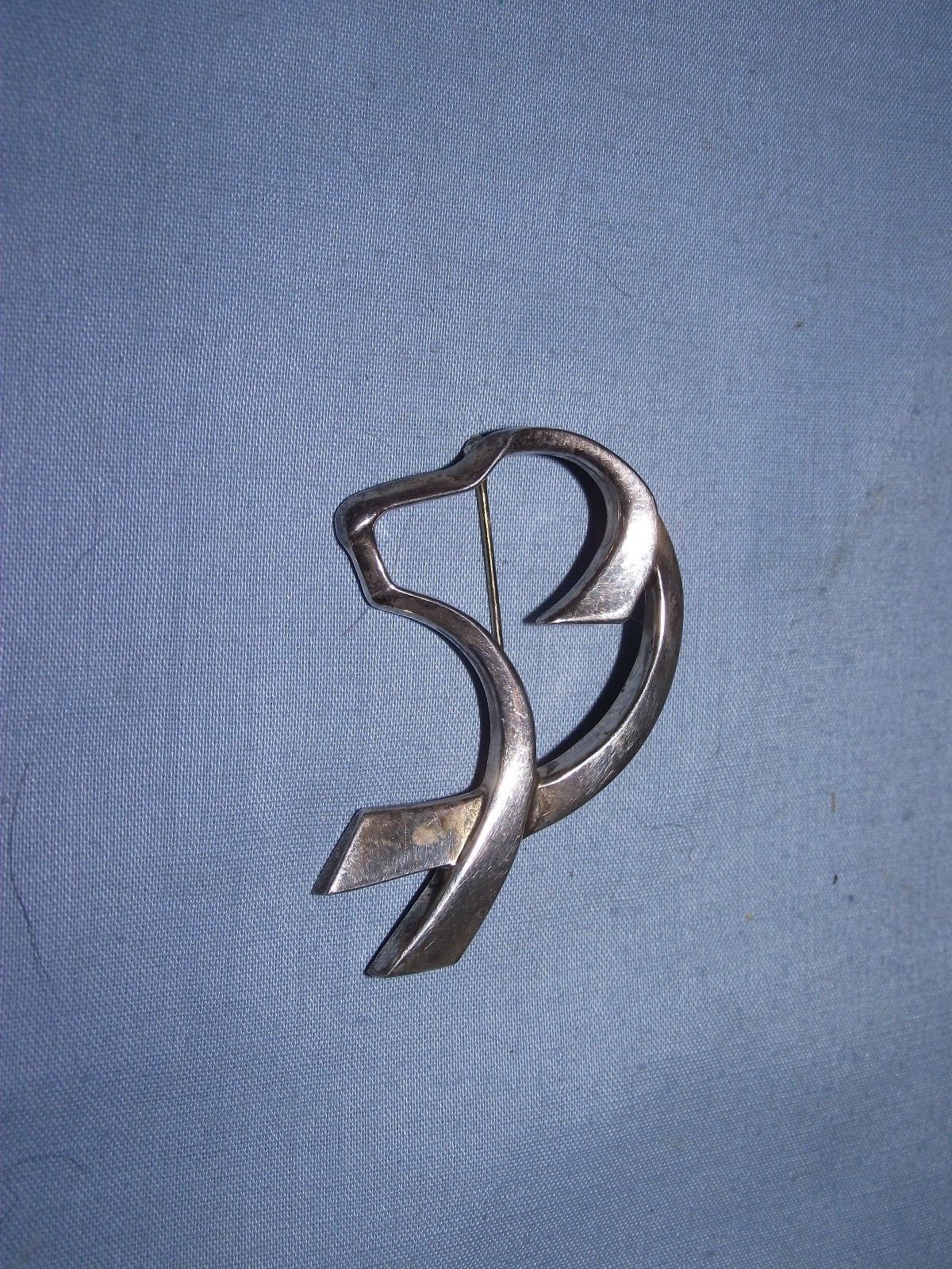 RARE Paloma Picasso Sterling Dog Brooch by Tiffany & Co.