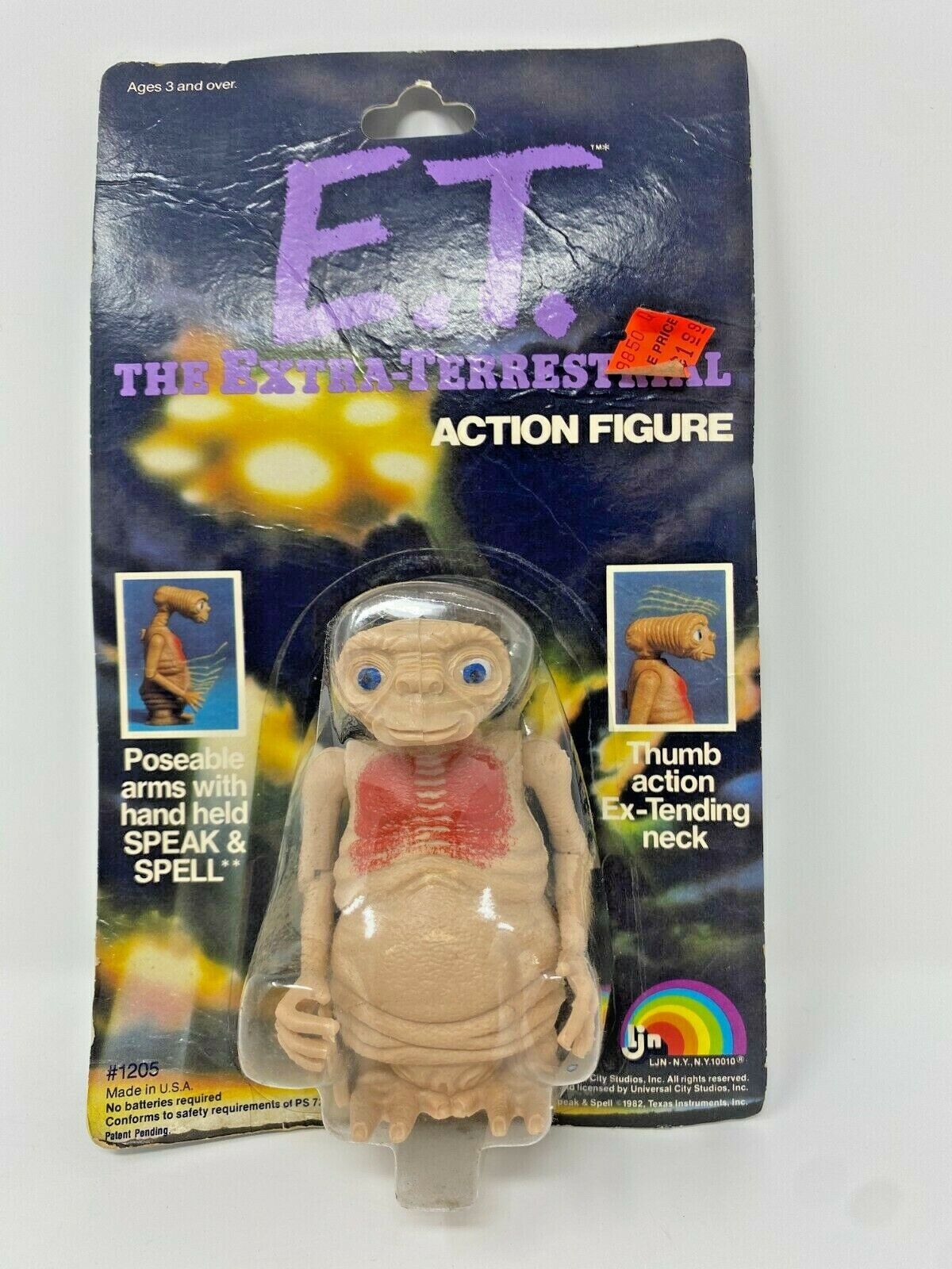 VINTAGE 1982 ET THE EXTRA-TERRESTRIAL ACTION FIGURES, GAME VINTAGE 1982 ET THE EXTRA-TERRESTRIAL ACTION FIGURES, GAME