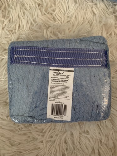 Kleen Handler Commercial Universal Headband Blend Mop Heads Bison Refill LOT 18