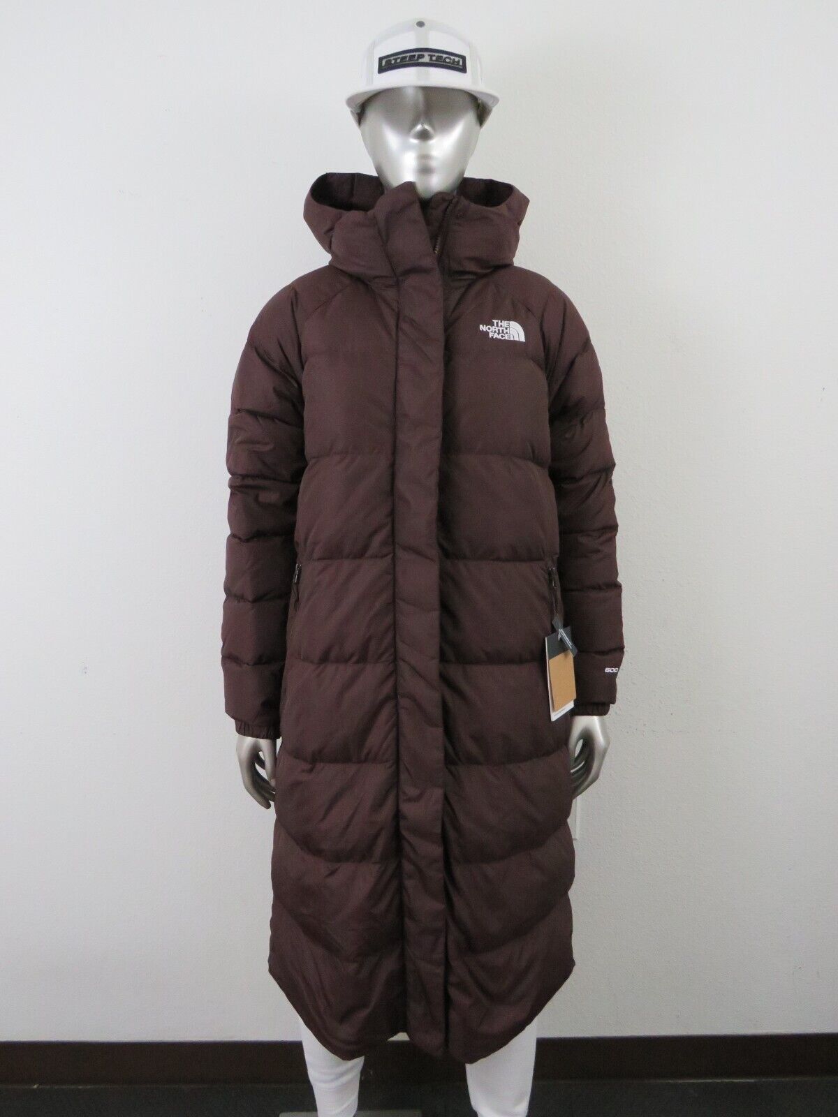Pre-owned The North Face Womens  Hydrenalite Parka Long Down Warm Jacket - Coal Brown