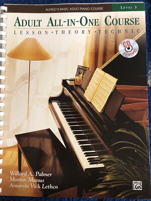 Alfred's Basic Adult Piano All-In-One with CD, Level 3