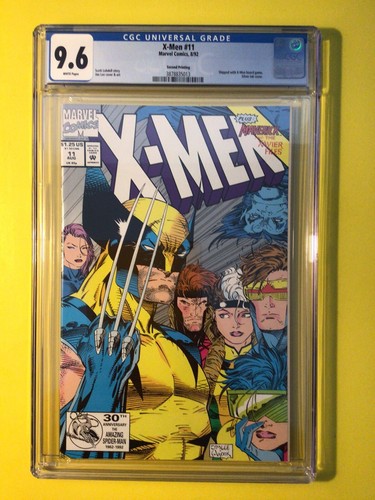 【アメコミリーフ】X-men 11 ビンテージ X-Men #11 2nd Print Pressman Variant CGC 9.6 Jim Lee cover