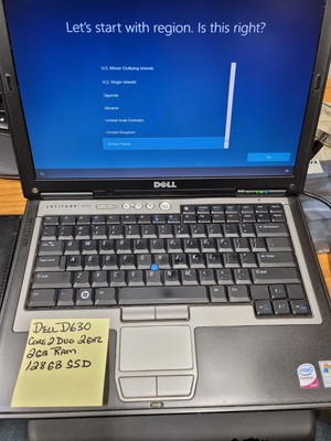 Dell Latitude D630  Intel Core  2.0GHz T7500 2GB Memory 128GB SSD