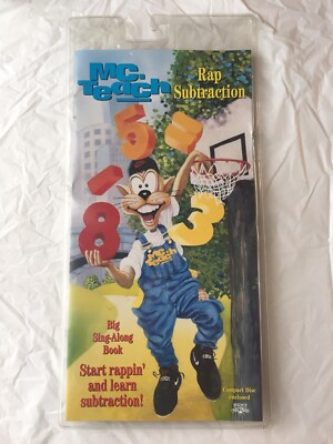 CD - MC Teach  Rap Subtraction  RARE HTF New in Blister pack 90s Hip-Hop
