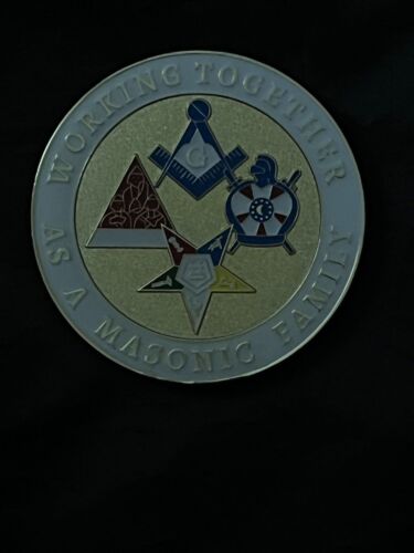 Masonic Family Car Emblem Demolay OES Order Eastern Star Job