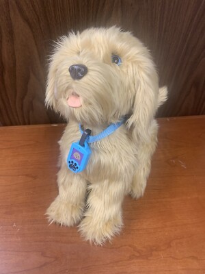 SkyRocket Moji the Lovable Labradoodle Interactive Dog Cute Moves Sound Dog Only