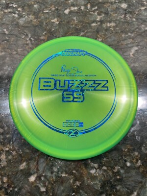 Discraft Disc Golf Buzzz SS, Green Z line. Blue Honycomb Paige Shue stamp 174g