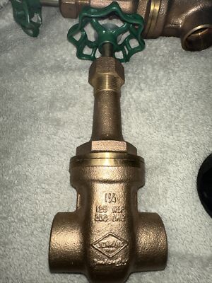 Jenkins Bros Fig. 1242 Gate Valve 1 1/4'' 125 WSP 200 OWG Solder