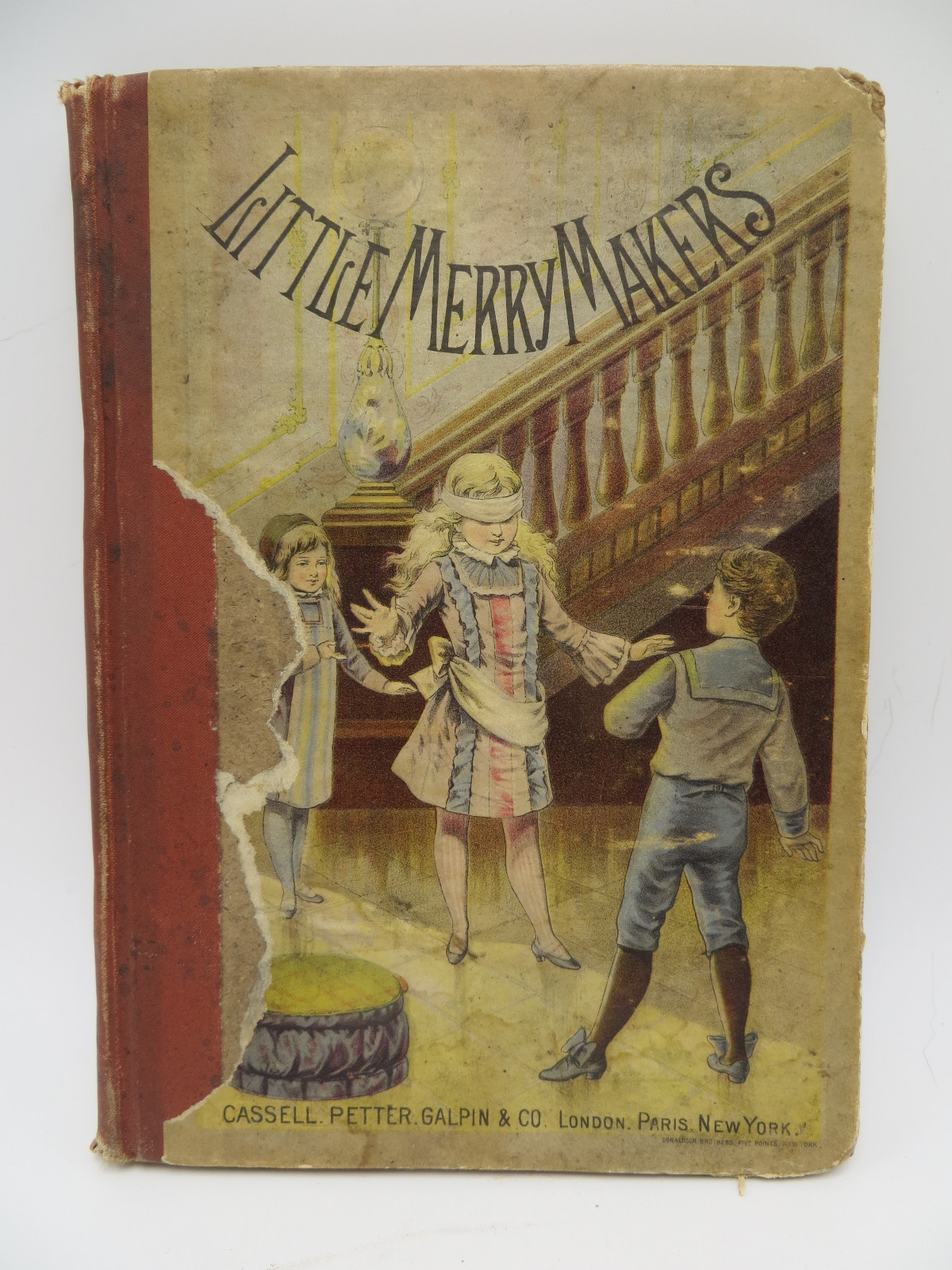 Vintage 1881 Children's Book Little Merry Makers, Cassell, Petter